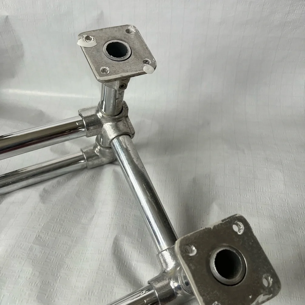 Chrome Double Towel Bar and Toilet Paper Holder